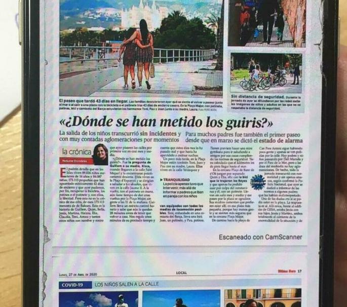 Los recortes del periódico en formato PDF se distribuyen de manera ilegal por las redes sociales Whatsapp y Telegram.