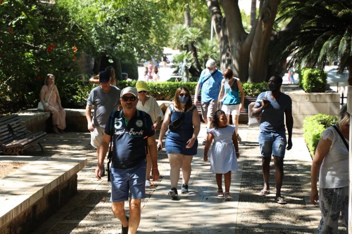 Gente en Palma