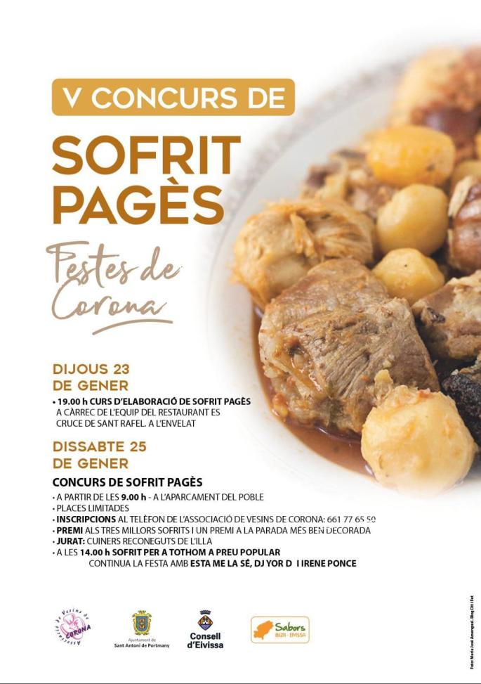 Ya hay fecha para el V Concurso de Sofrit Pagès de Corona