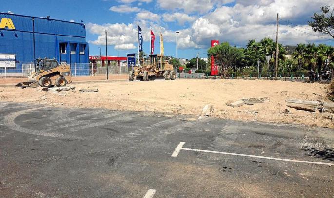 Comienzan las obras para ampliar en 80 plazas más el aparcamiento de es Gorg