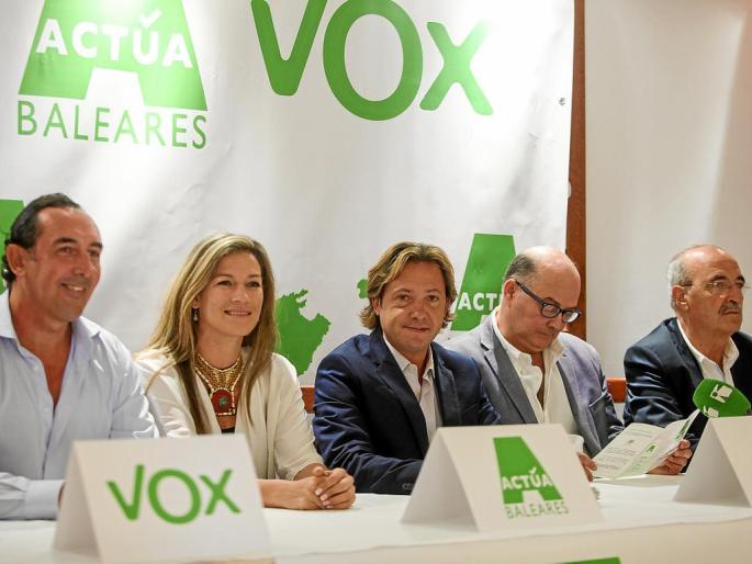 Acto de presentación de Actúa–Vox en Ibiza a finales del pasado mes de octubre.