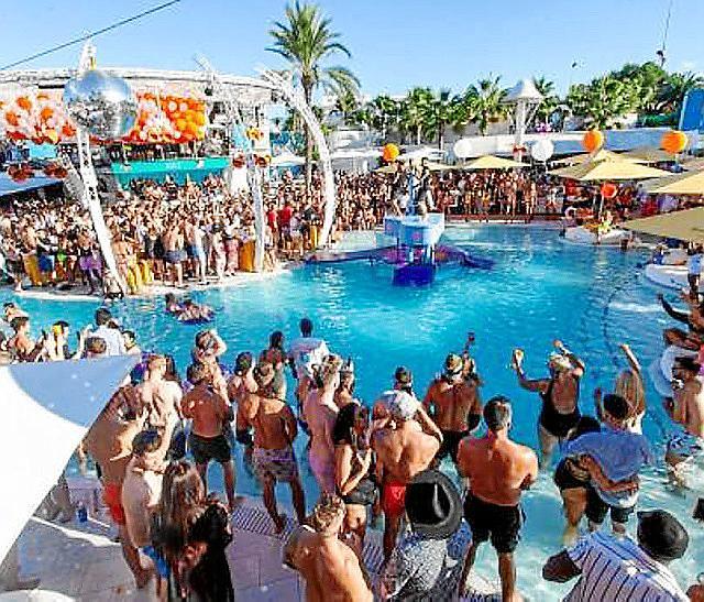 Beach club en Ibiza