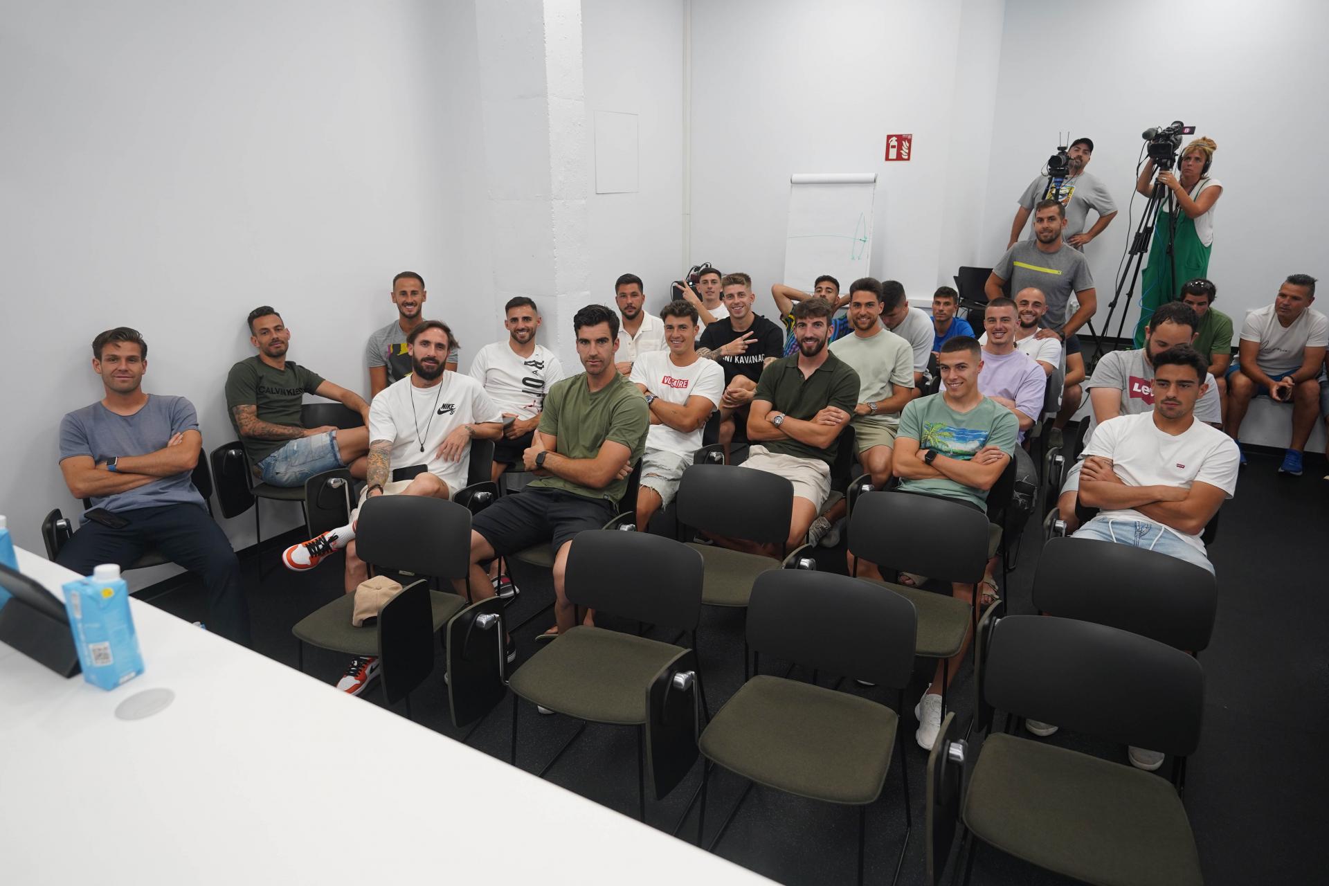 La despedida de Javi Lara y David Morillas de la UD Ibiza, en imágenes.