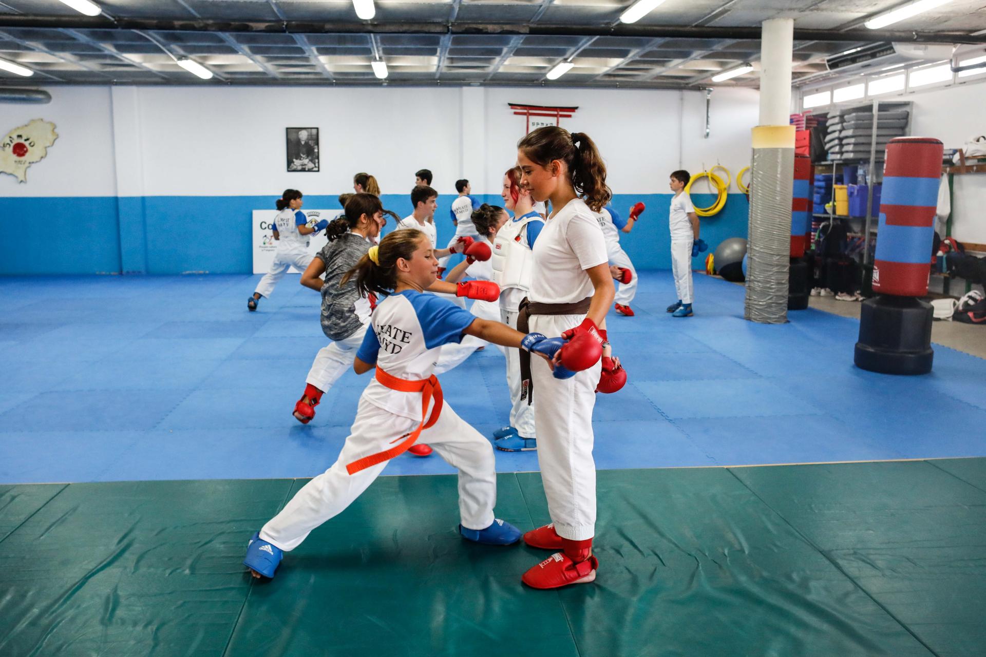 La clase de karate en el Samyd de Cristina Feo en imágenes