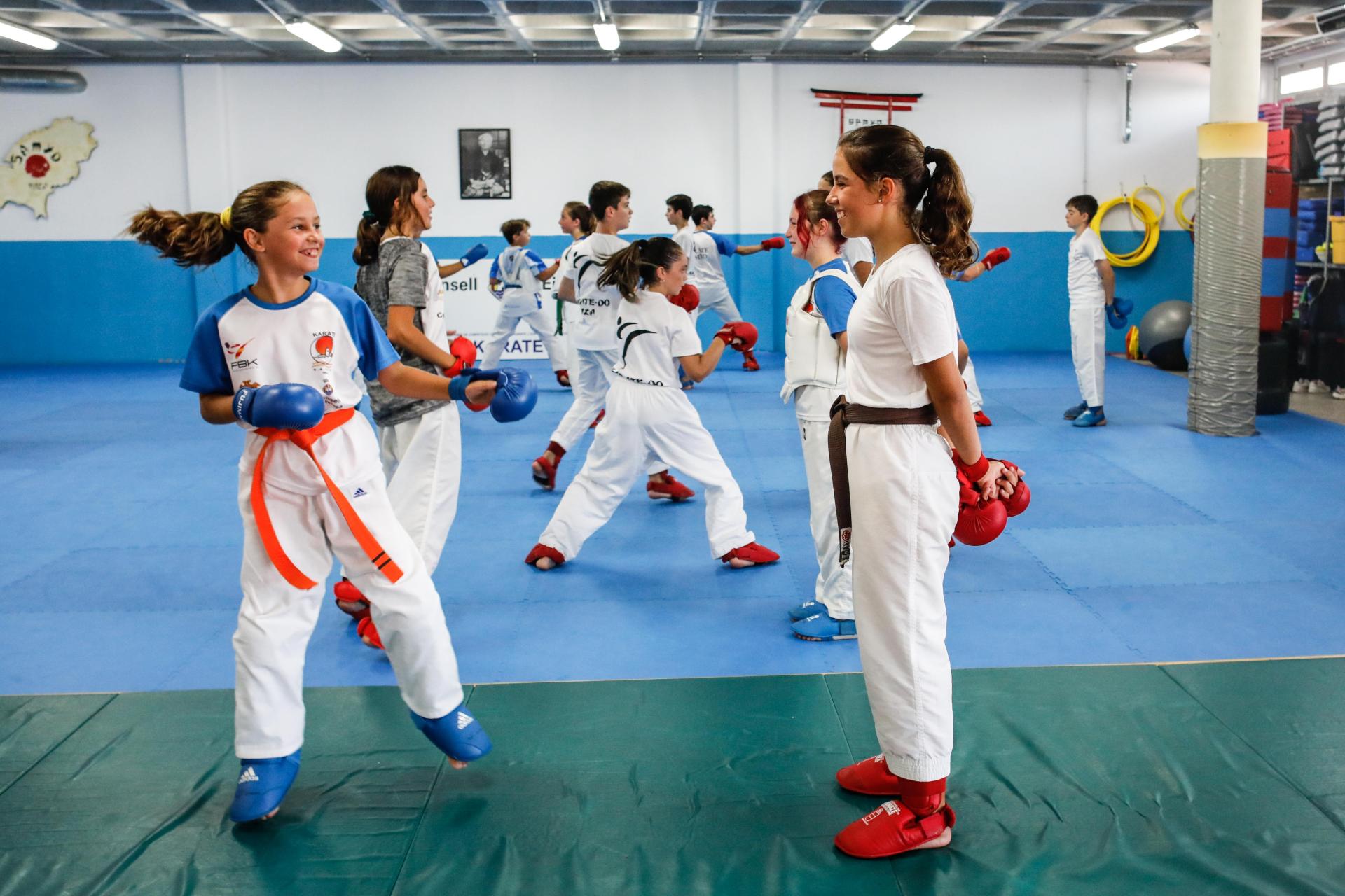 La clase de karate en el Samyd de Cristina Feo en imágenes