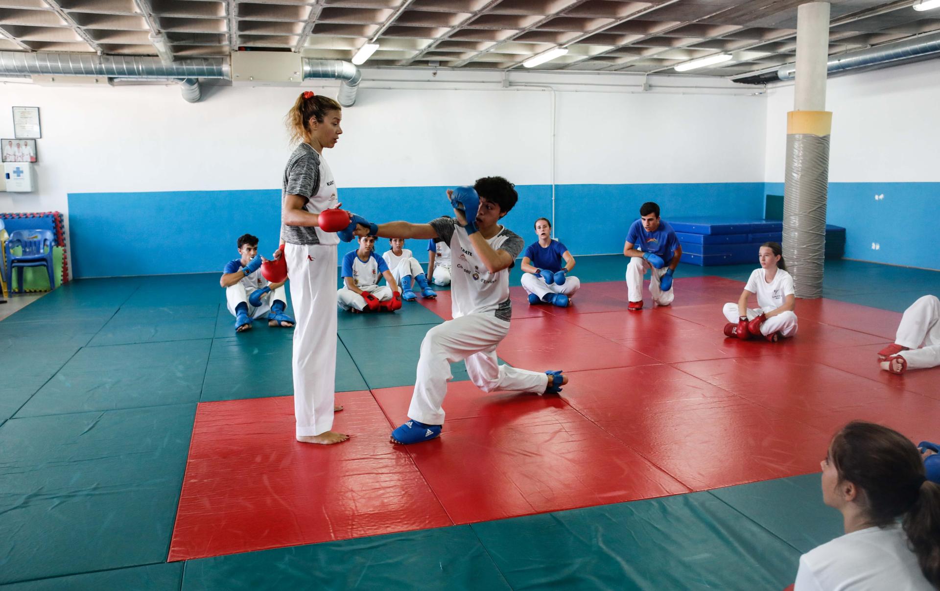 La clase de karate en el Samyd de Cristina Feo en imágenes