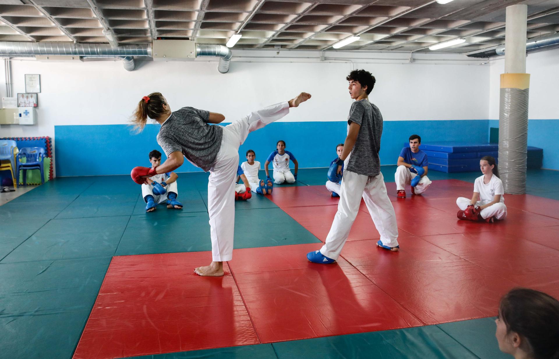La clase de karate en el Samyd de Cristina Feo en imágenes
