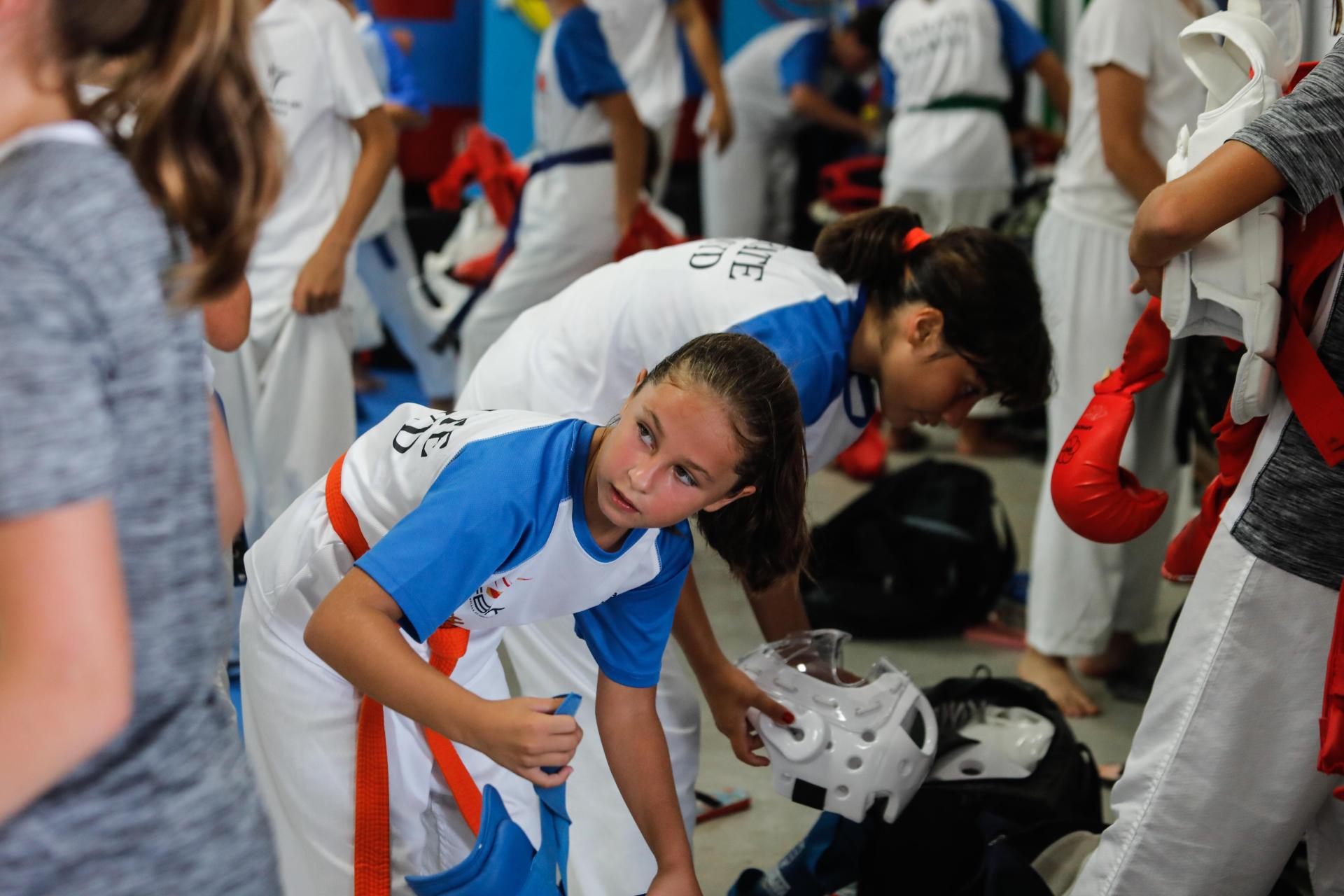 La clase de karate en el Samyd de Cristina Feo en imágenes