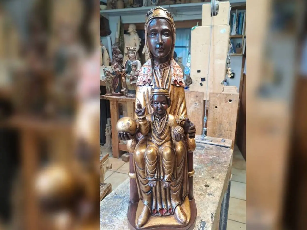 La iglesia de Sant Mateu volverá a tener una imagen de la Virgen de Montserrat