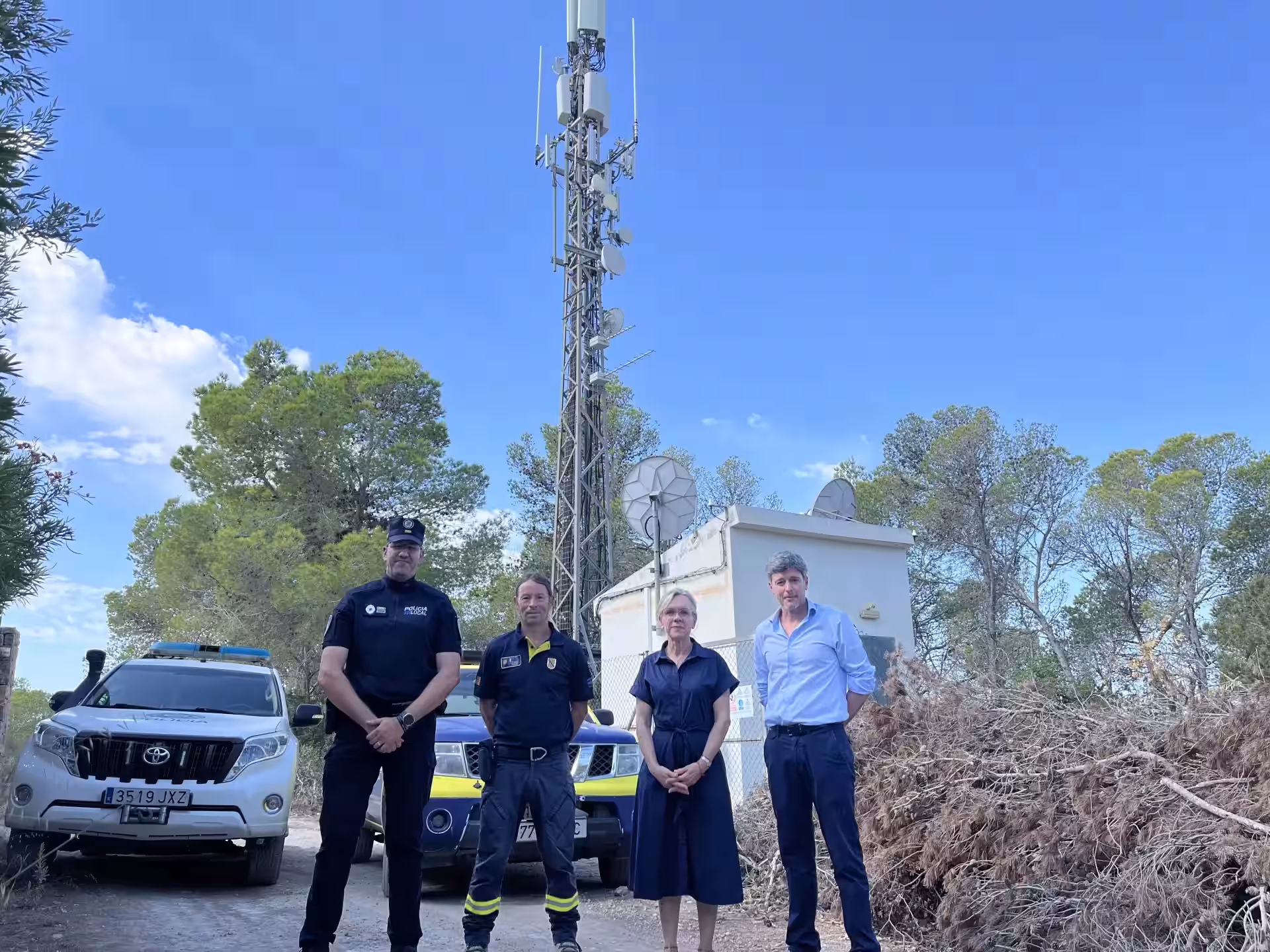 El Govern refuerza las comunicaciones de emergencias en es Cubells con una nueva estación de la red TetraIB