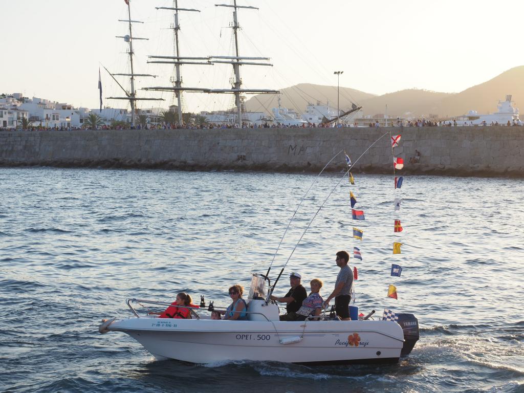 Festividad de la Virgen del Carmen en Ibiza.