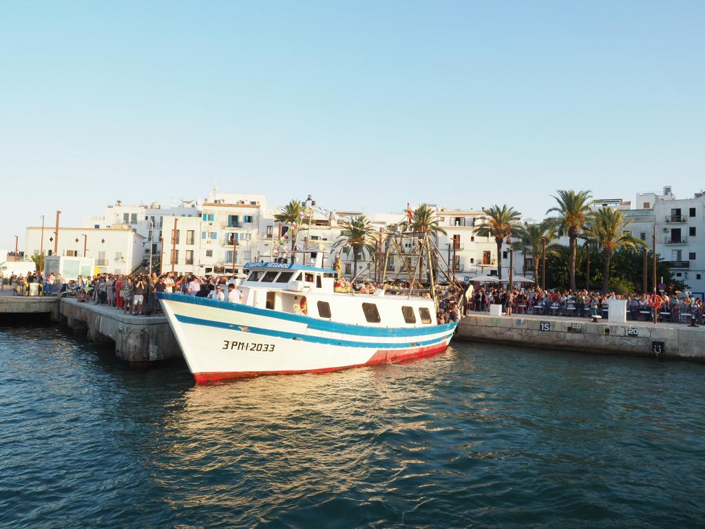 Festividad de la Virgen del Carmen en Ibiza.