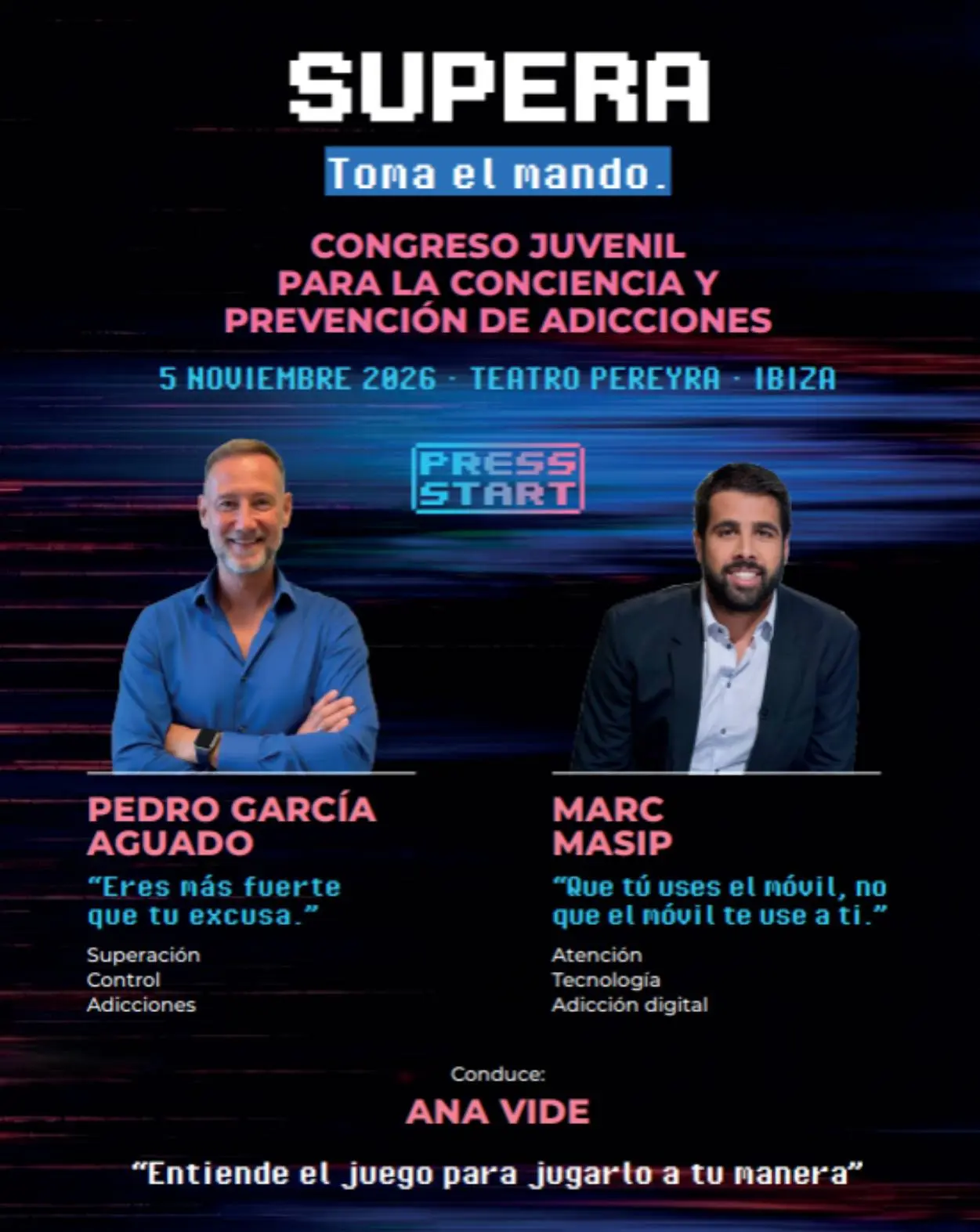 600 adolescentes de Ibiza se reunirán en el Teatro Pereyra para hablar de adicciones y tecnología