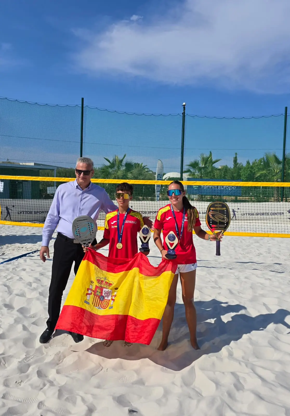Thiara Vallmitjana, campeona de Europa de tenis playa