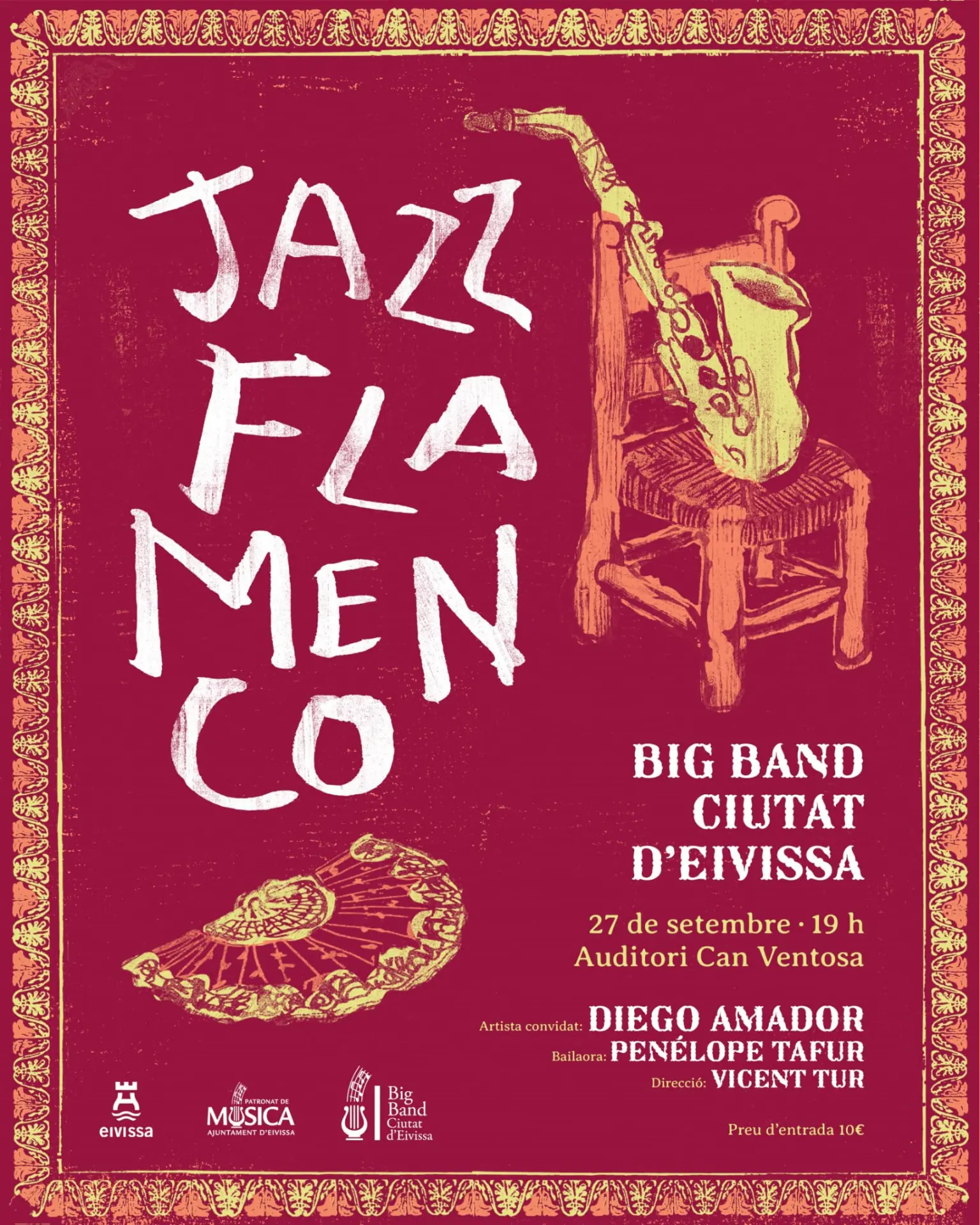 Ibiza acoge un concierto de jazz flamenco con la Big Band Ciutat d’Eivissa