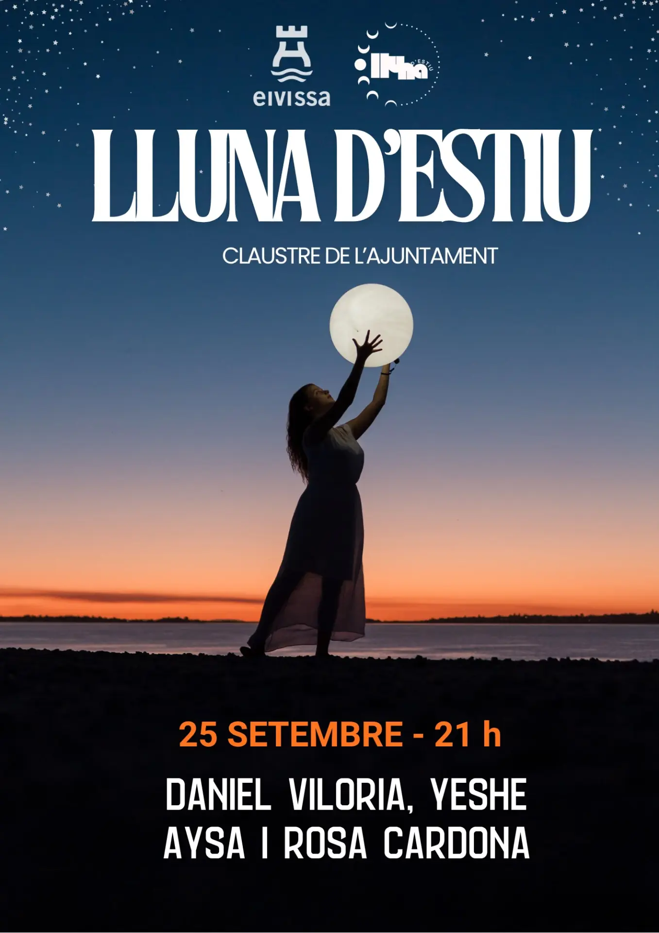 Daniel Viloria, Yeshe Aysa y Rosa Cardona clausuran el ciclo Lluna d’Estiu 2026 en Ibiza