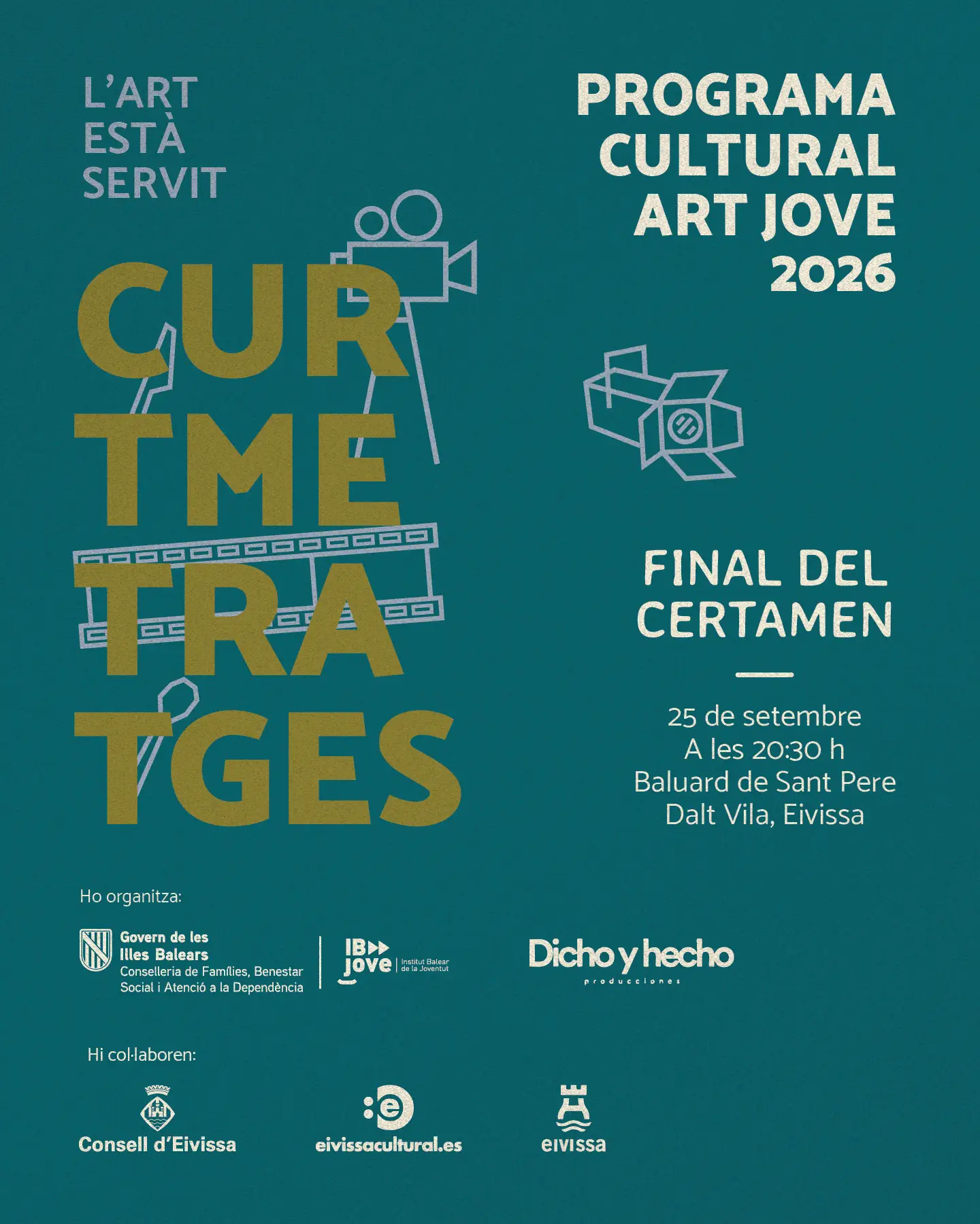 Ibiza acoge este viernes la final del certamen de cortometrajes de ArtJove