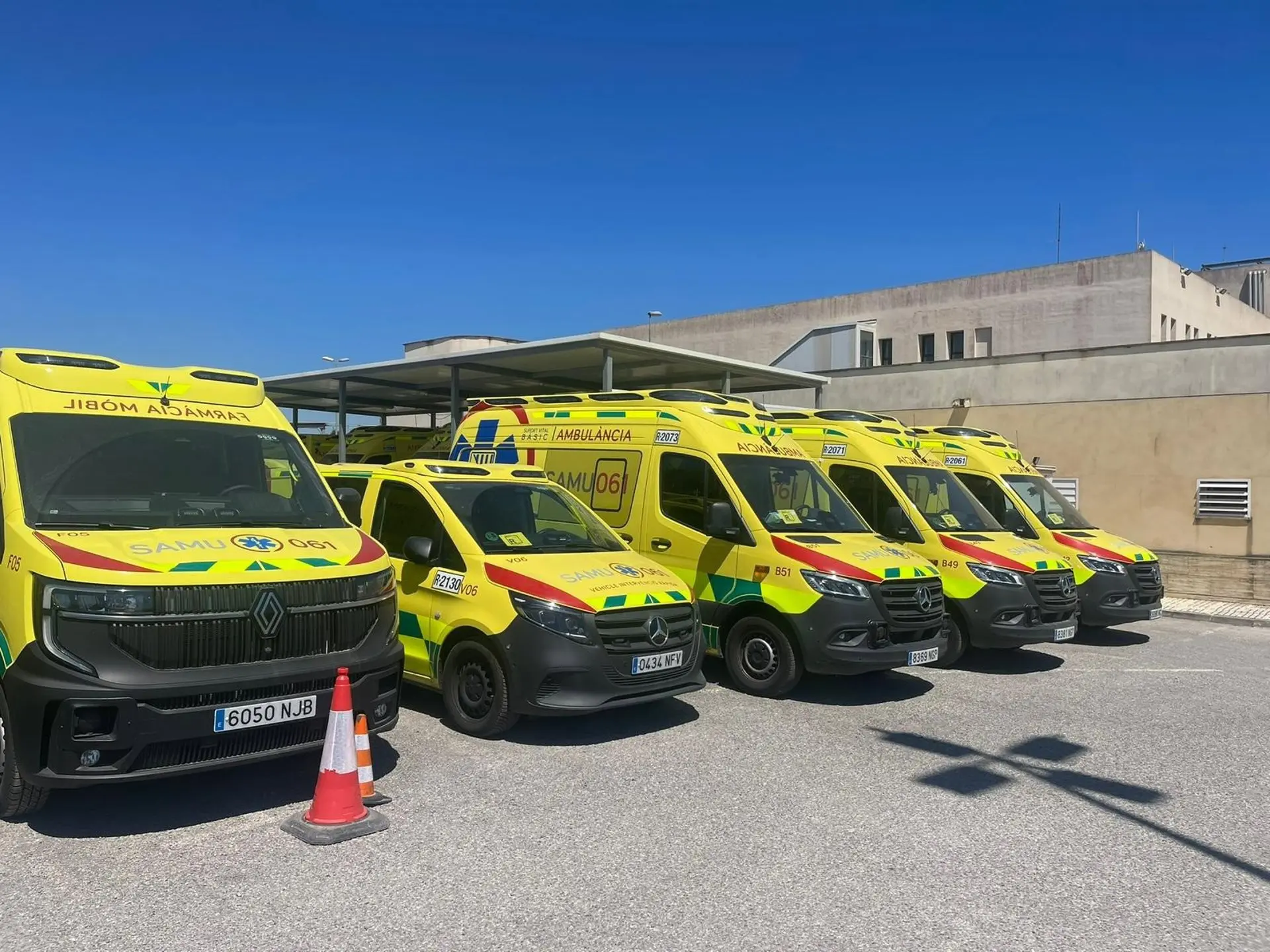 Ambulancias a más de 53 grados en Ibiza