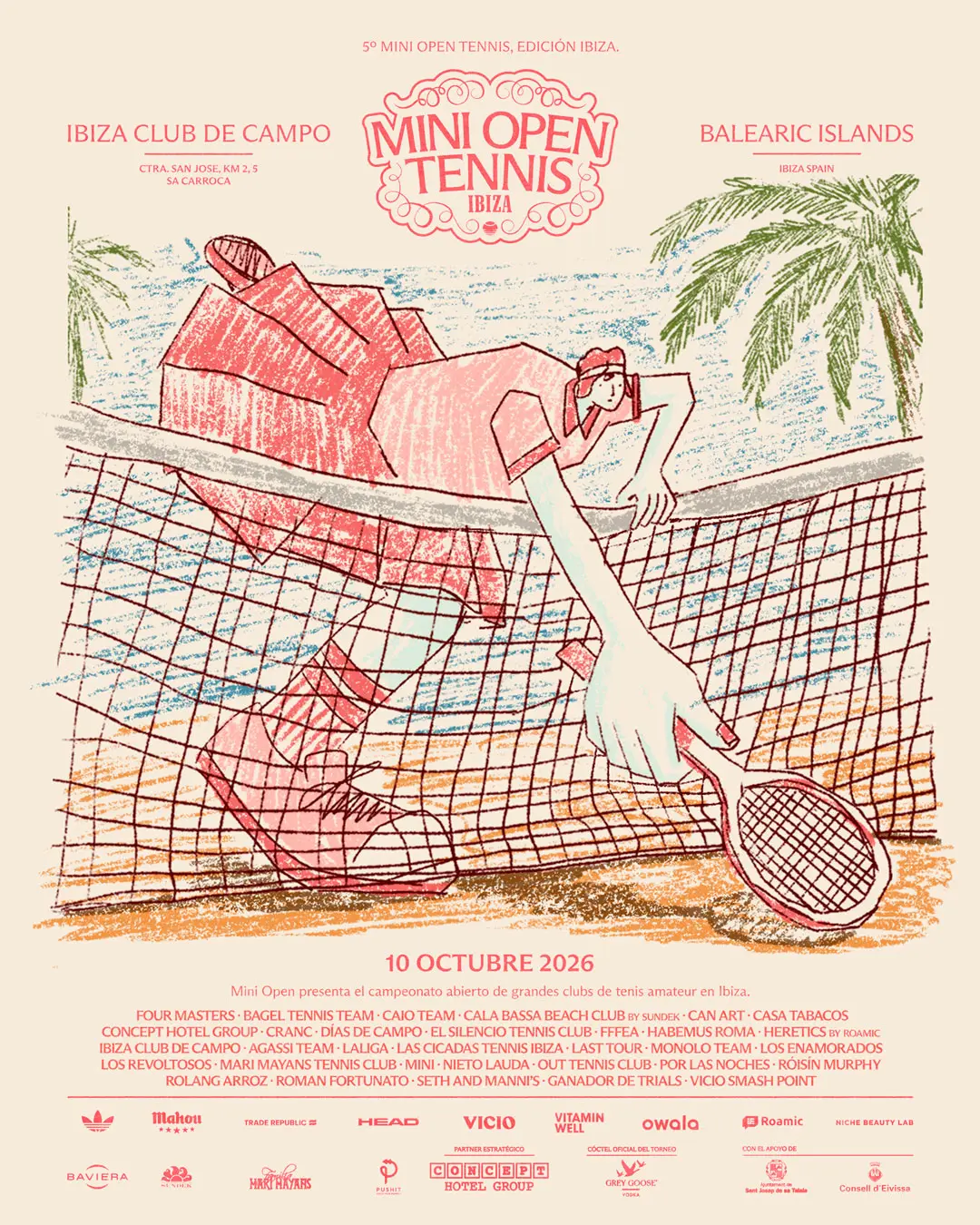 Mini Open Tennis regresa a Ibiza para celebrar la mejor alianza entre deporte, música y lifestyle