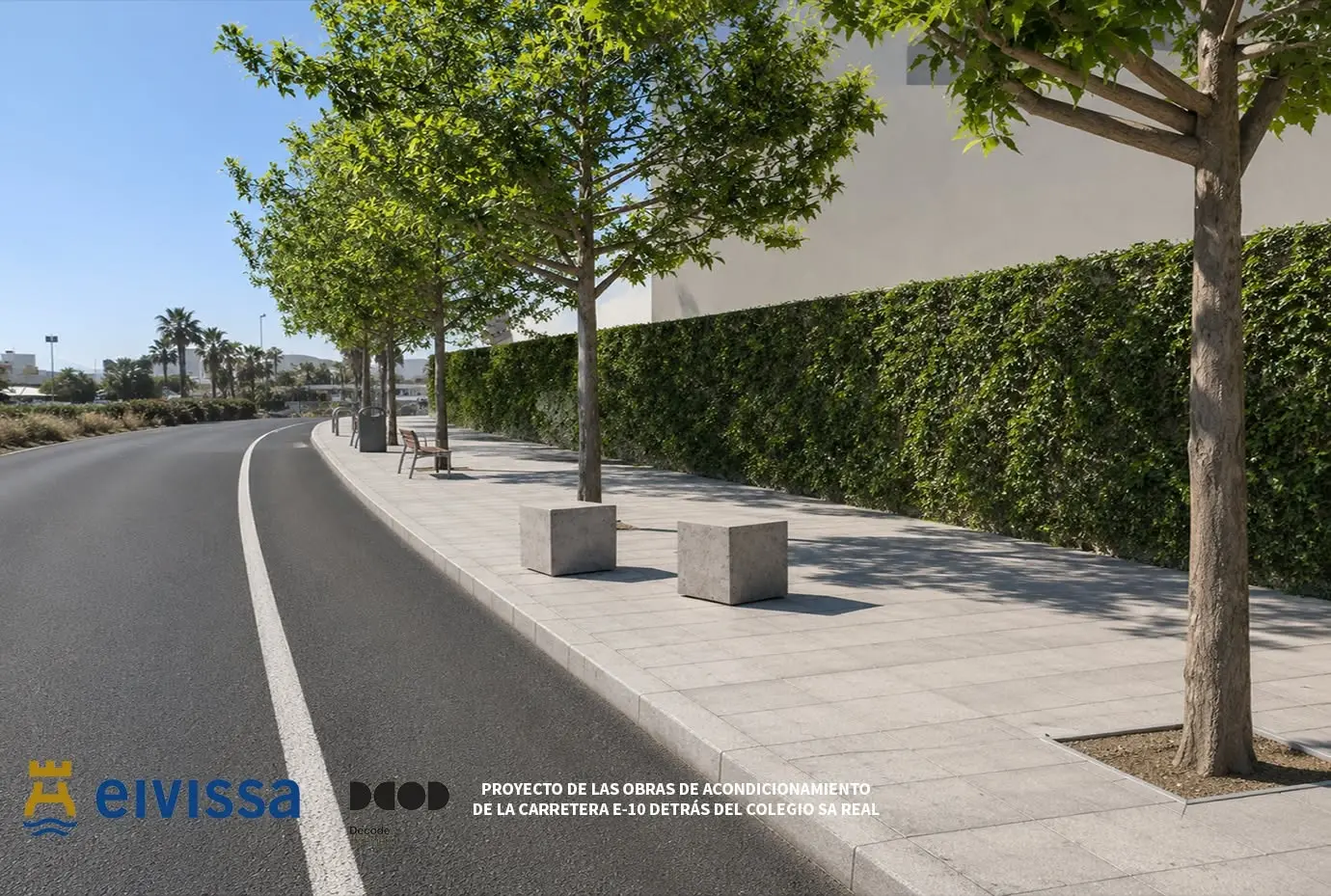 Vila proyecta una acera en el primer cinturón de ronda detrás de Sa Real
