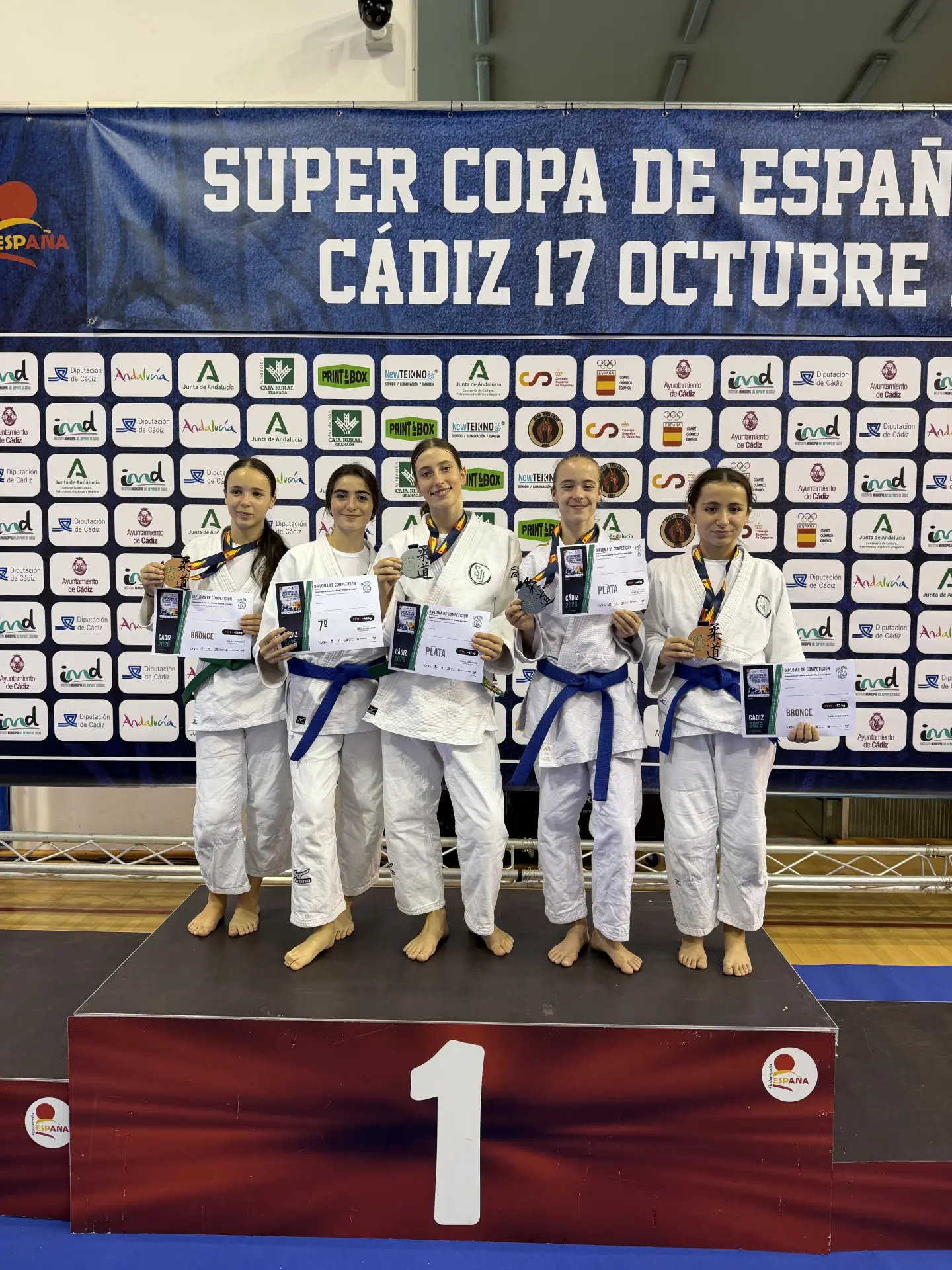 El Club Judo Sant Jordi logra cuatro medallas en la Supercopa de España infantil