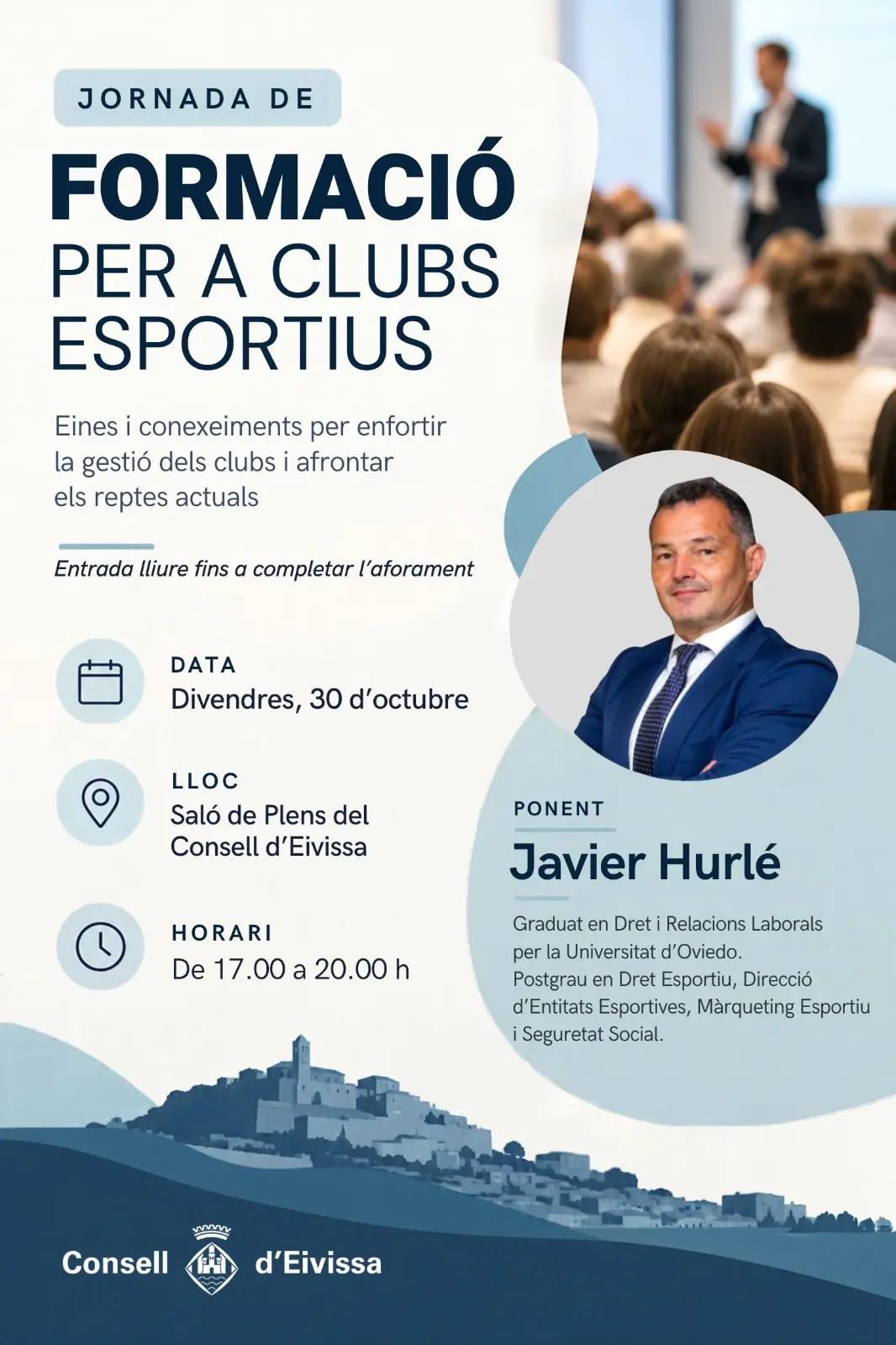 El Consell organiza una jornada de formación para mejorar la gestión de los clubes deportivos