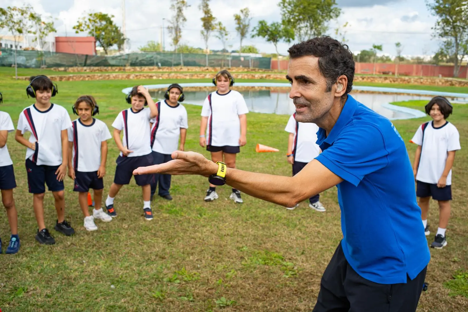 Javier Soto acerca el deporte inclusivo a 250 escolares de Ibiza
