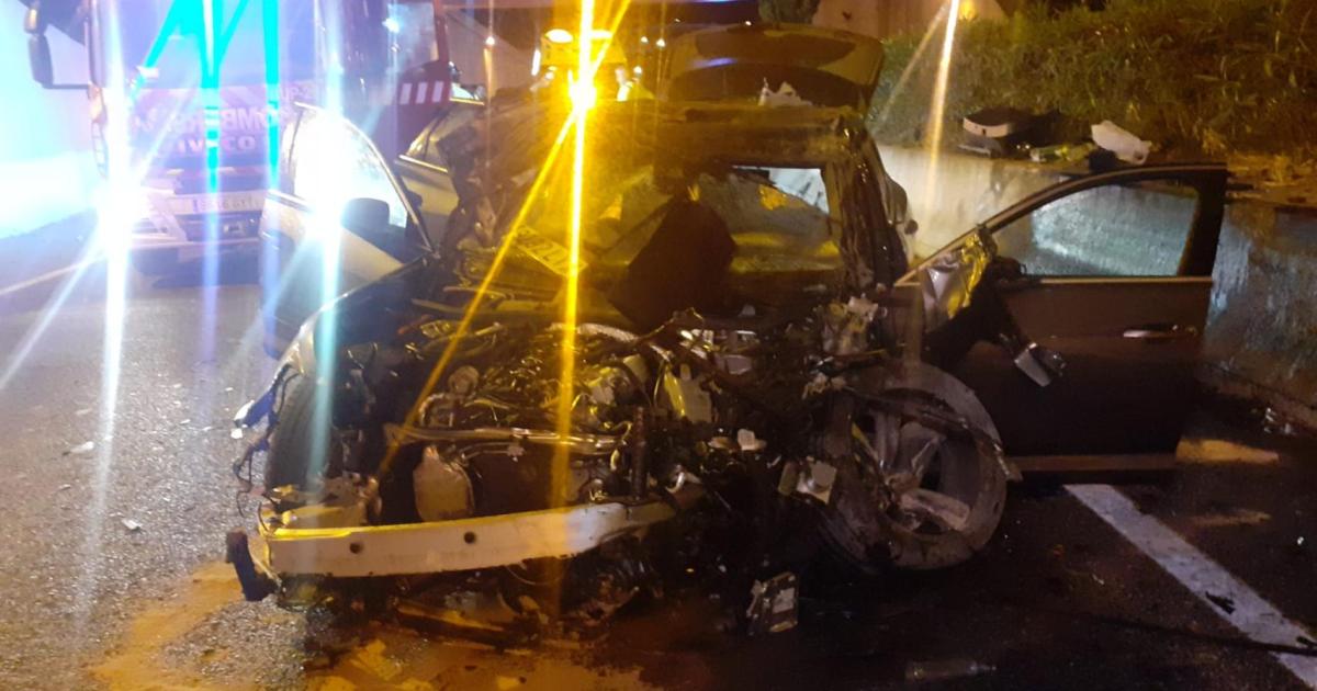 Two seriously injured in a shocking accident in with a car