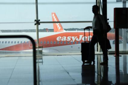 Un avión de Easyjet.