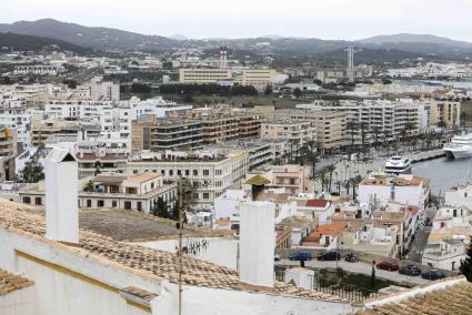 Imagen de archivo de viviendas en Ibiza.