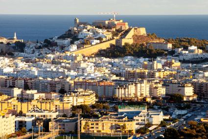 Vista de la ciudad de Ibiza.