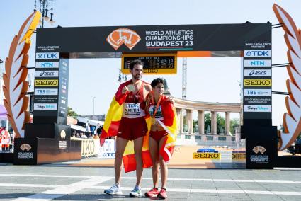 María Pérez gana la plata en los 20 kilómetros marcha y da a España la tercera medalla en París