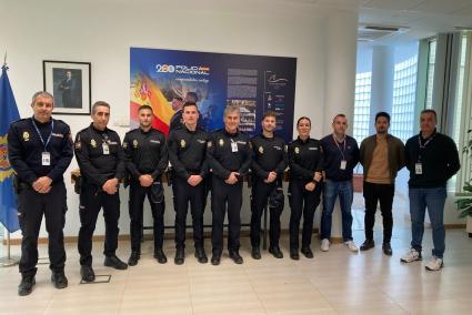 Presentan a los cuatro nuevos oficiales de la Policía Nacional de Ibiza.