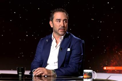 Víctor de Aldama, en el plató de 'Horizonte'.
