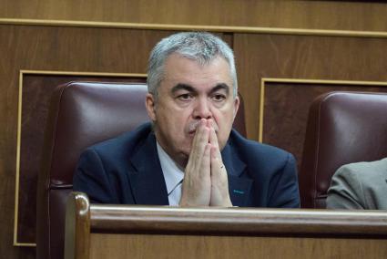 El exsecretario de Organización del PSOE Santos Cerdán durante una sesión plenaria en el Congreso de los Diputados.