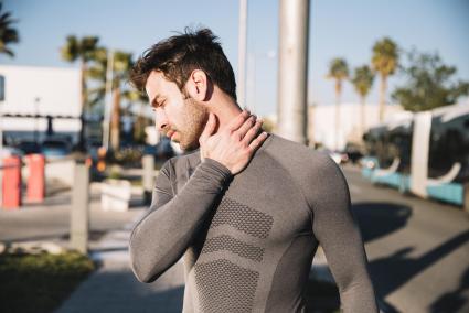 Dolor de cuello.