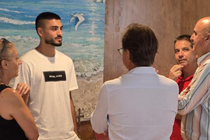 Leo Román, este viernes, en el Consell de Ibiza.