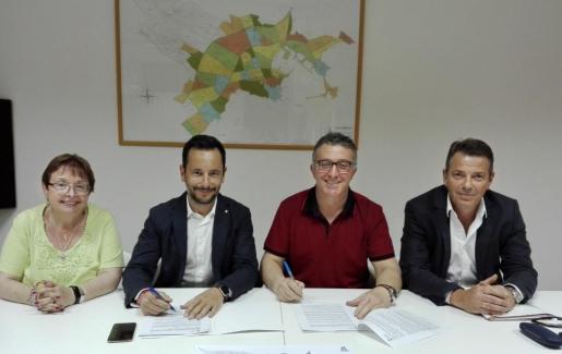 Firma del convenio.