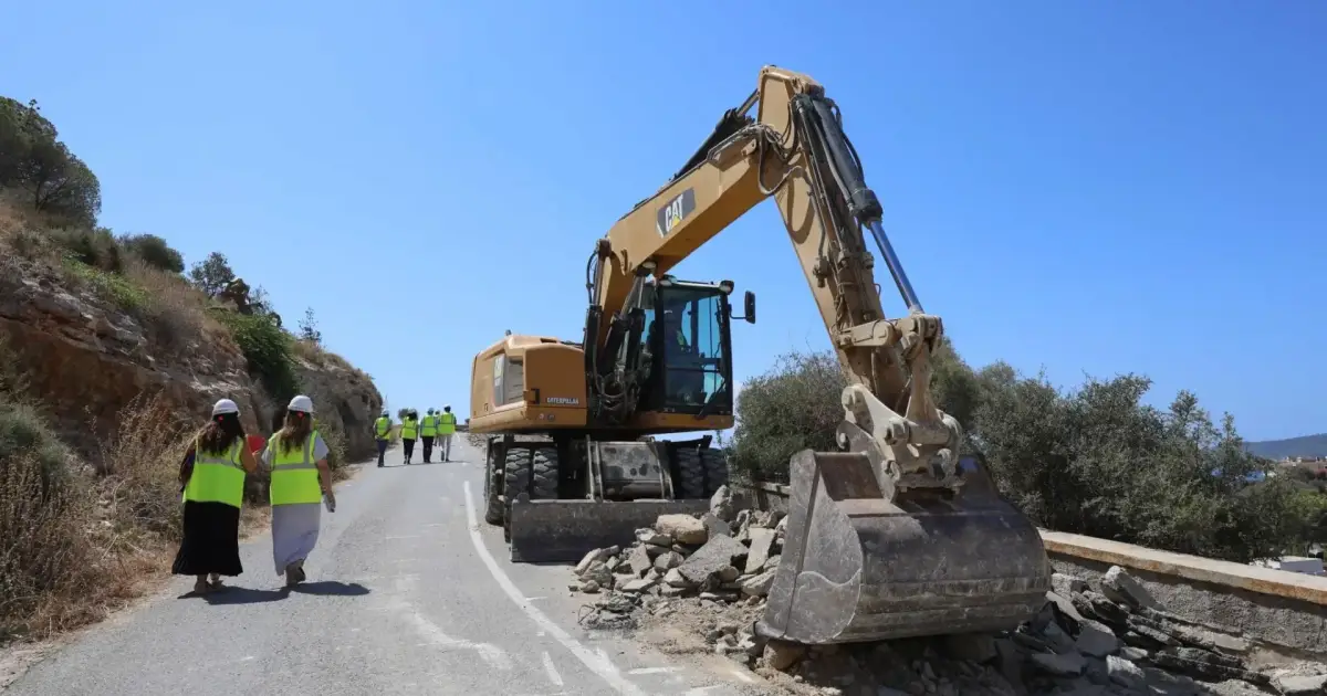 Obras de remodelaci&oacute;n Cam&iacute; del Calvari julio 2025