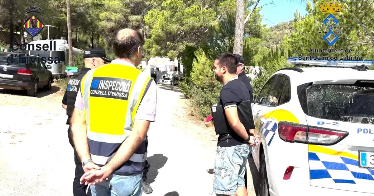 Precintado un hotel y centro de yoga ilegal en Ibiza