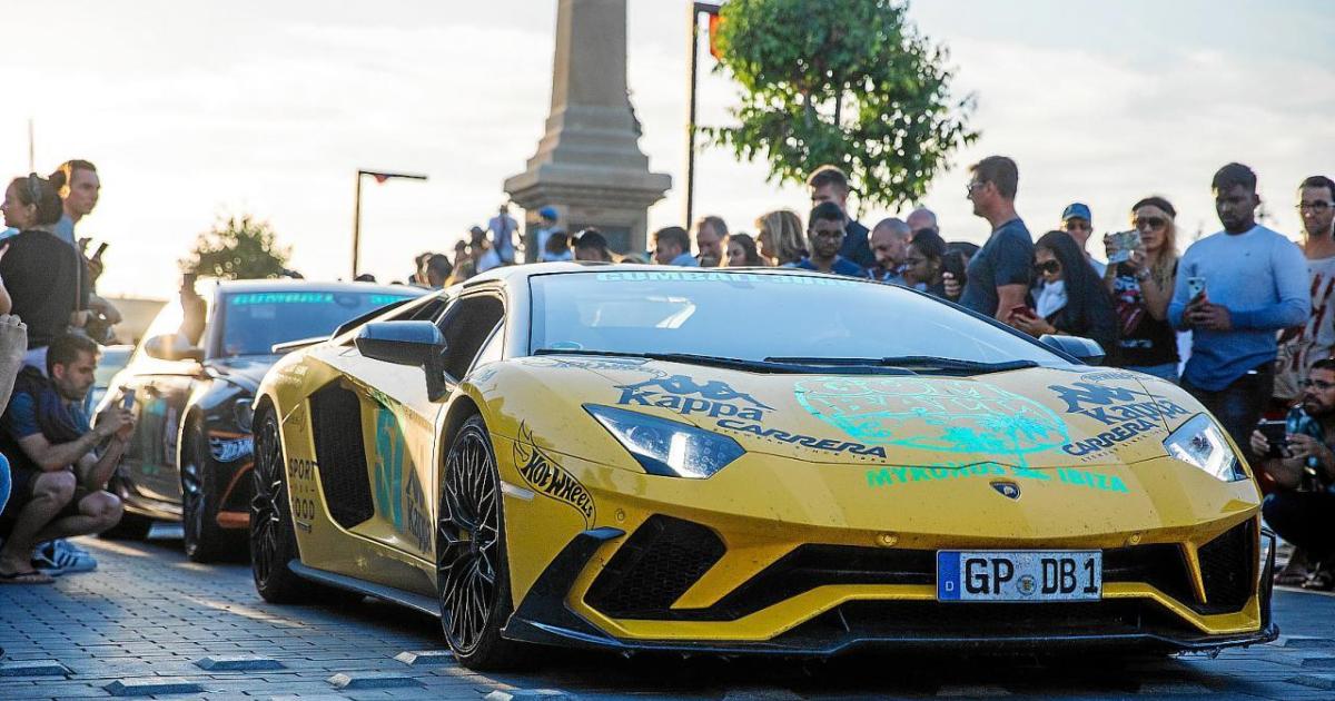 Los superdeportivos de la 'Gumball 3000' desembarcan en Ibiza esta semana