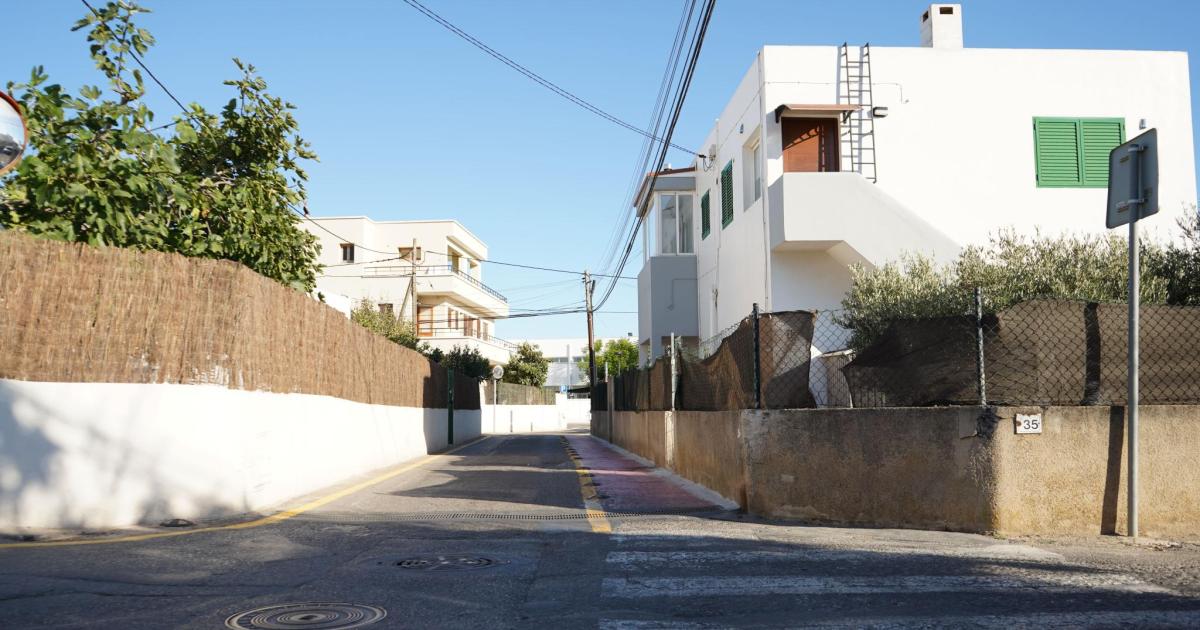Santa Eulària ampliará un tramo de una calle de es Puig d'en Valls gracias a la cesión de terreno de un vecino