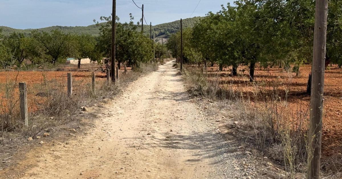 Santa Eulària saca a licitación los trabajos de mejora en los caminos rurales del municipio