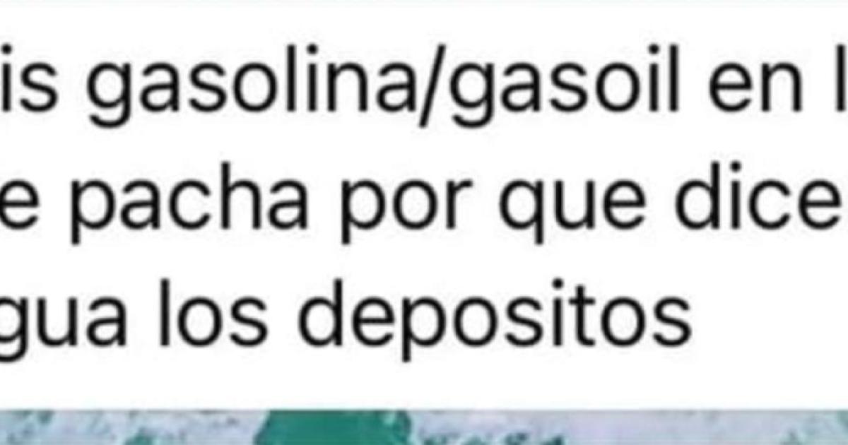 Difunden un bulo y acusan a una gasolinera de tener agua en sus depósitos