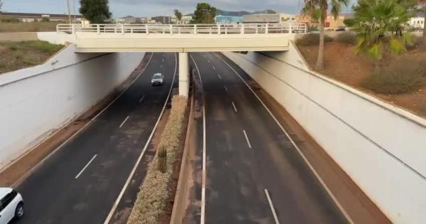 Reabiertas la carretera del aeropuerto de Ibiza y varias calles de Vila