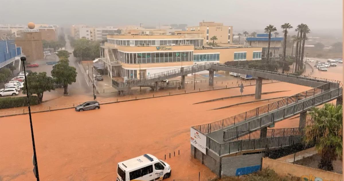 La prensa inglesa informa sobre las inundaciones «bíblicas» en Ibiza