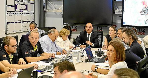 Una coordinación inusual para combatir el desastre de las inundaciones en Ibiza