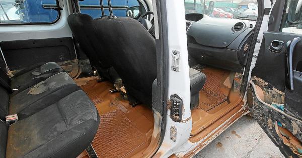 Más de un millar de coches afectados en Ibiza en dos días de lluvias torrenciales