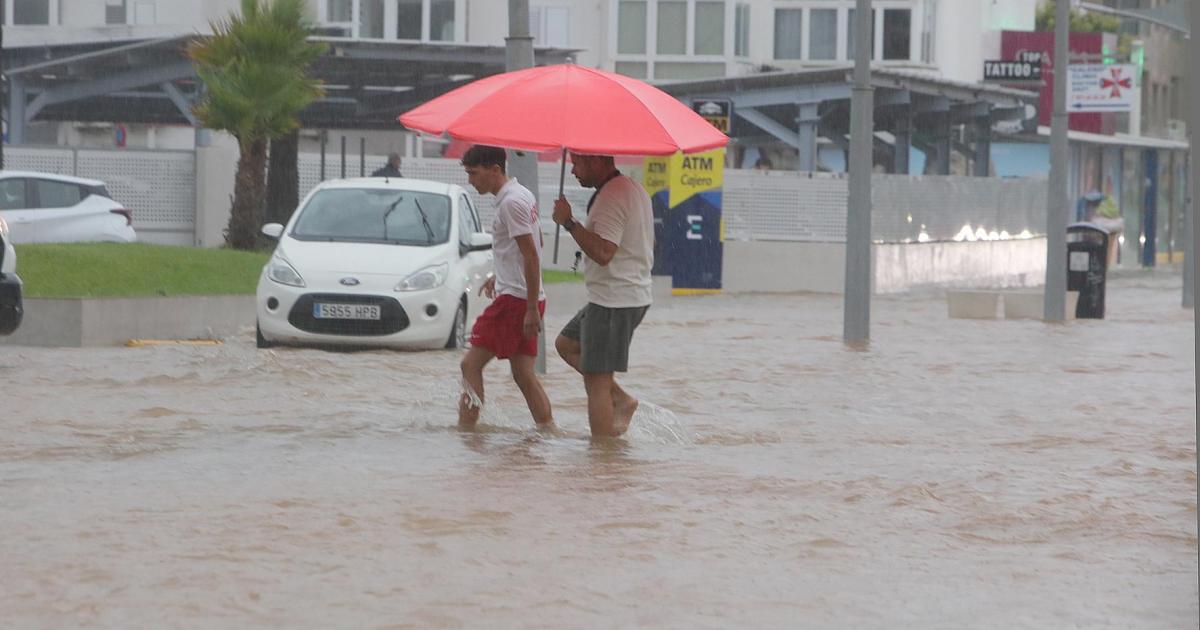 Temporal en Ibiza y Formentera: activada la alerta naranja en las Pitiusas para este sábado