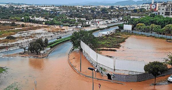 ‘Alice’ trae de vuelta el caos a Ibiza: más inundaciones y carreteras cortadas